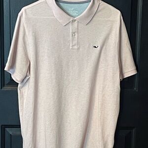 Vineyard Vines Soft Pink Polo Shirt